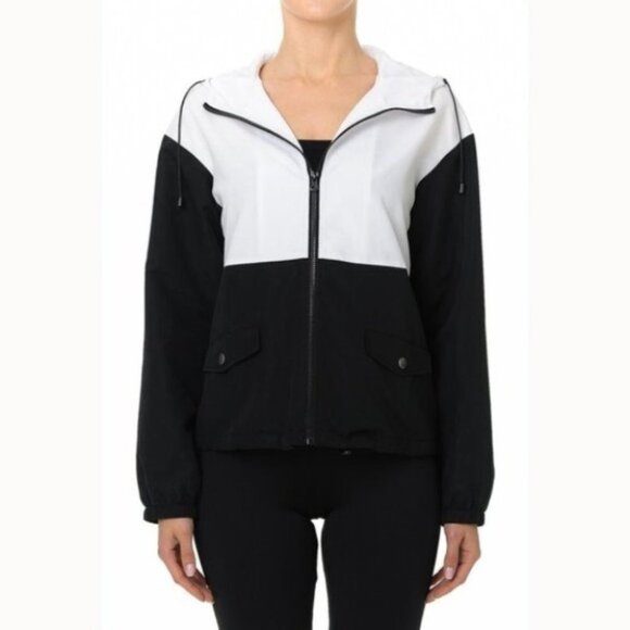 Black & White Windbreaker - Picture 2 of 4